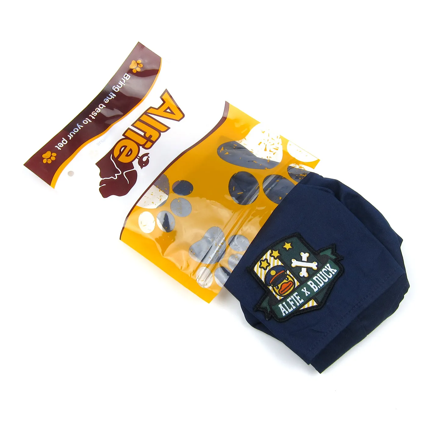 Asher Military Polo Shirt Navy
