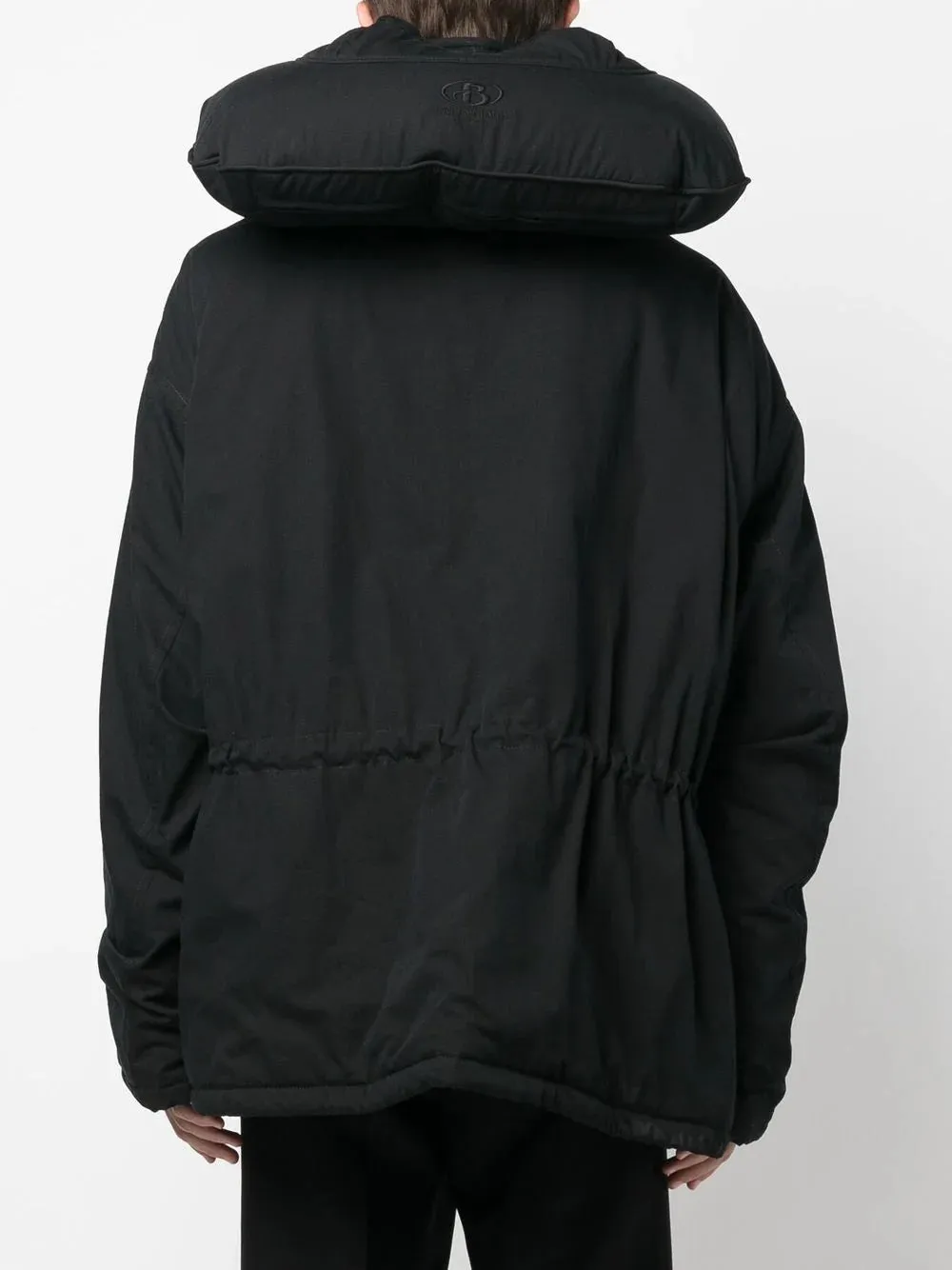BALENCIAGA Travel Parka Jacket Black