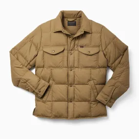 FILSON LIGHTWEIGHT DOWN JAC-SHIRT - DARK TAN