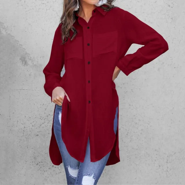 Long Sleeve Casual Muslim Modest Tunic