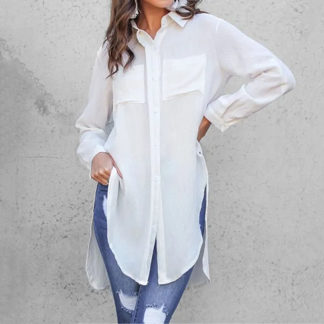 Long Sleeve Casual Muslim Modest Tunic