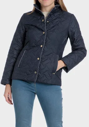Padded parka jacket - Blue / Navy