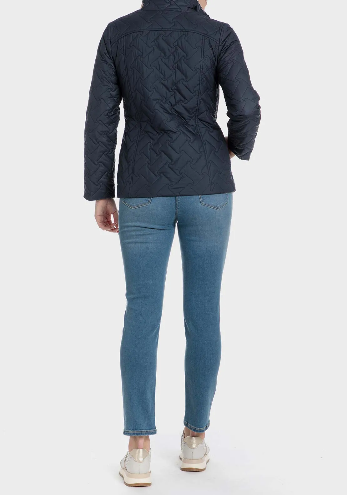 Padded parka jacket - Blue / Navy