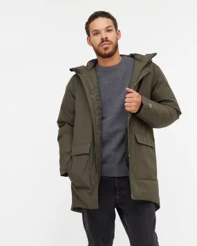 TENTREE Daily Parka - Black Olive Green