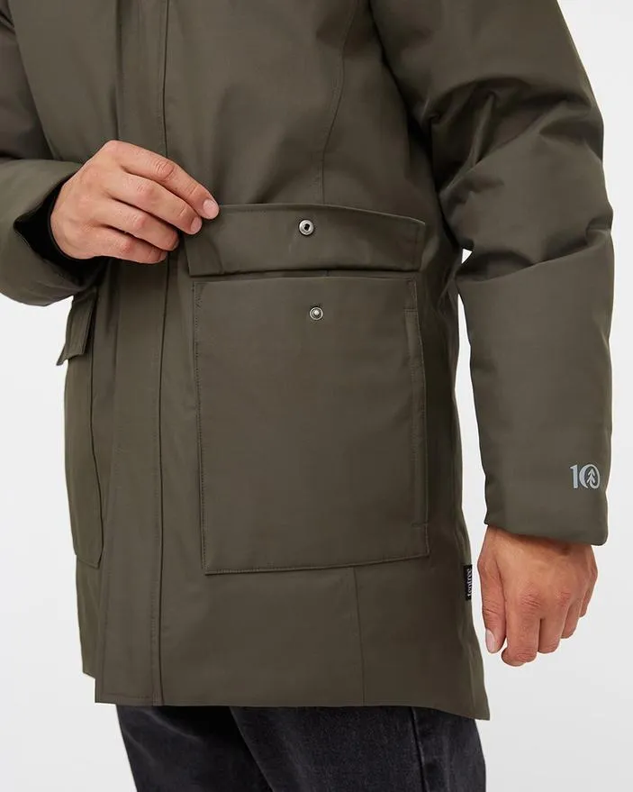 TENTREE Daily Parka - Black Olive Green